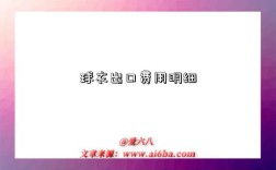 球衣出口费用明细