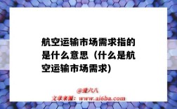 航空运输市场需求指的是什么意思（什么是航空运输市场需求)