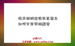 海关滞纳金征收范围及如何计算详细解答