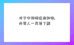 对于中转港这些知识,外贸人一定要了解