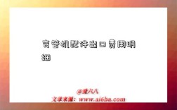 弯管机配件出口费用明细
