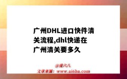 广州DHL进口快件清关流程,dhl快递在广州清关要多久（广州dhl清关一般要多久）