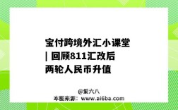 宝付跨境外汇小课堂 | 回顾811汇改后两轮人民币升值