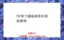 1分钟了解远期收汇所需资料