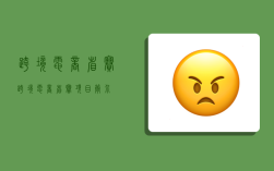 跨境电商省赛,跨境电商省赛项目简介