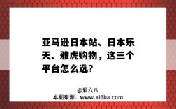 亚马逊日本站、日本乐天、雅虎购物，这三个平台怎么选？（日本乐天和日本亚马逊）