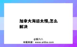 加拿大海运太慢,怎么解决（加拿大海运要多久）