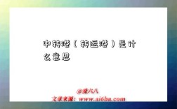 中转港（转运港）是什么意思