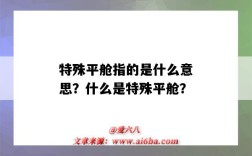 特殊平舱指的是什么意思？什么是特殊平舱？