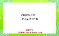 Answer The Public是什么