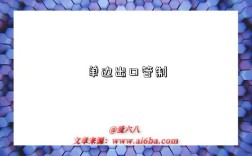 单边出口管制