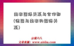 南非国际关系与合作部(德国与南非的国际关系)