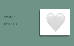 {search terms}是什么？