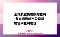 全球航空货物跟踪查询-各大国际航空公司货物官网查询地址（中国国际航空货物跟踪查询）