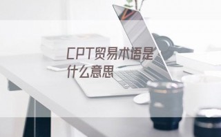 CPT贸易术语是什么意思