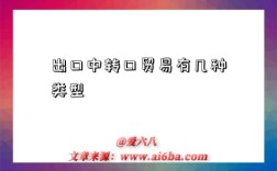 出口中转口贸易有几种类型