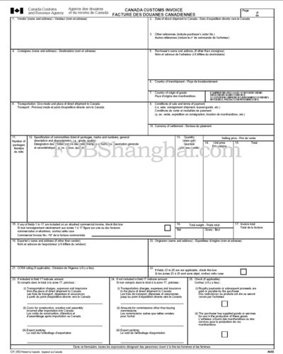 海关发票-图1 海关发票-图1