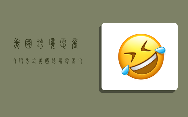 美国跨境电商支付方式,美国跨境电商支付方式有哪些-图1