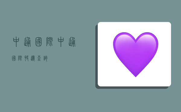 中通国际,中通国际快递查询-图1 中通国际,中通国际快递查询-图1