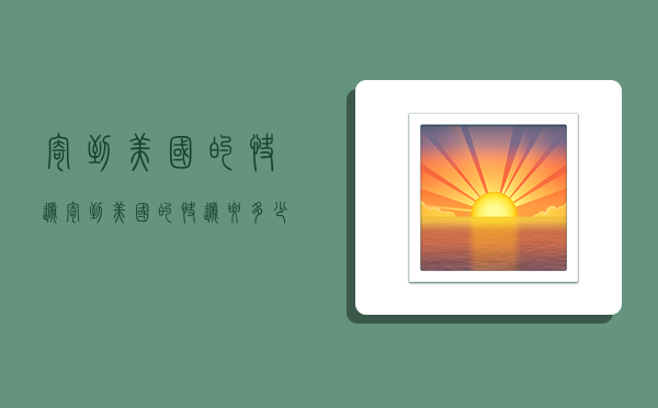 寄到美国的快递,寄到美国的快递要多少天送达-图1 寄到美国的快递,寄到美国的快递要多少天送达-图1