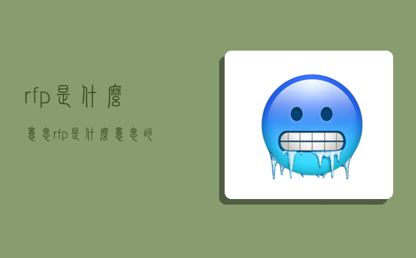 rfp是什么意思,rfp是什么意思的缩写-图1