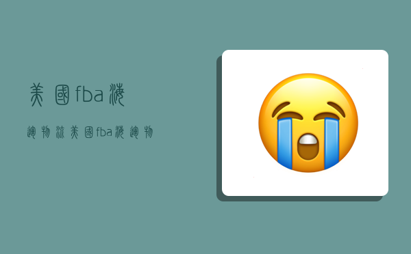 美国fba海运物流,美国fba海运物流公司-图1