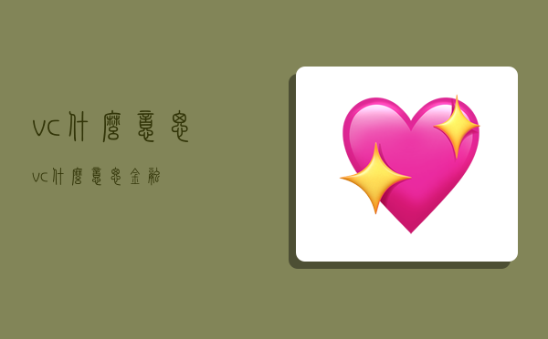 vc什么意思,vc什么意思金融-图1