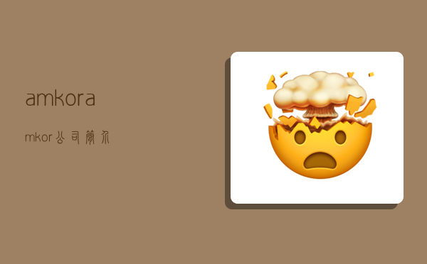 amkor,amkor公司简介-图1 amkor,amkor公司简介-图1