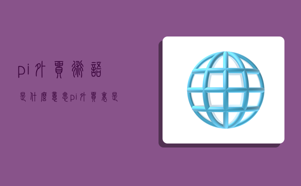 pi外贸术语是什么意思,pi外贸里是什么意思-图1 pi外贸术语是什么意思,pi外贸里是什么意思-图1