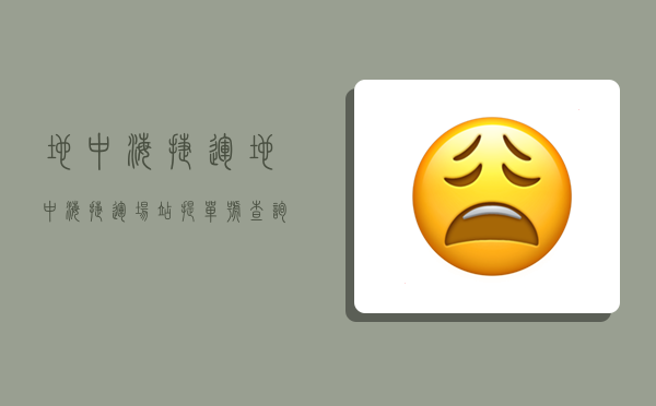 地中海捷运,地中海捷运场站提单号查询-图1