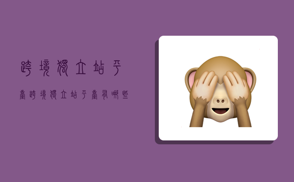 跨境独立站平台,跨境独立站平台有哪些-图1 跨境独立站平台,跨境独立站平台有哪些-图1