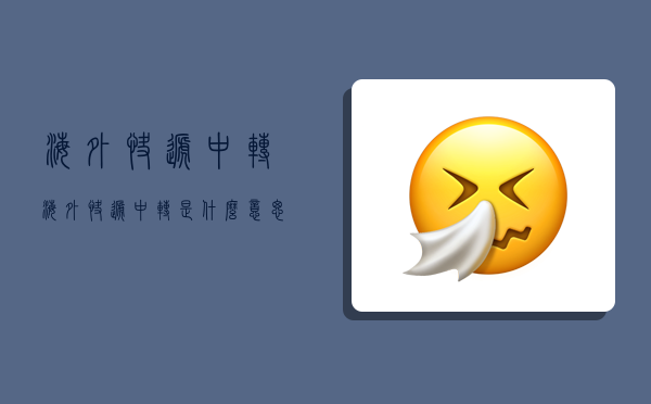 海外快递中转,海外快递中转是什么意思-图1