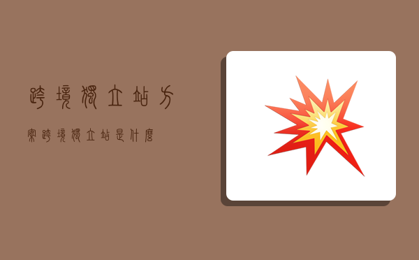 跨境独立站方案,跨境独立站是什么-图1 跨境独立站方案,跨境独立站是什么-图1