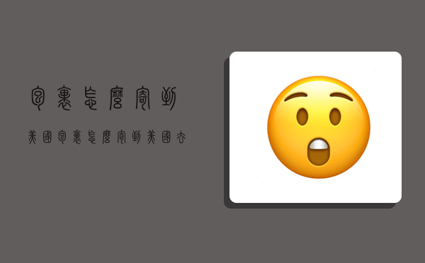 包裹怎么寄到美国,包裹怎么寄到美国去-图1