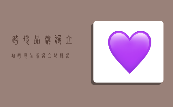 跨境品牌 独立站,跨境品牌独立站 排名-图1 跨境品牌 独立站,跨境品牌独立站 排名-图1