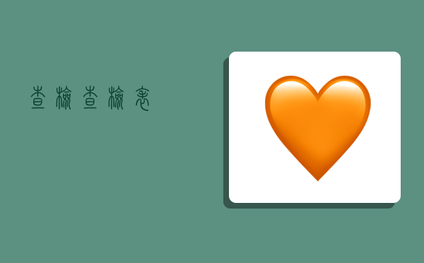 查检,查检表-图1