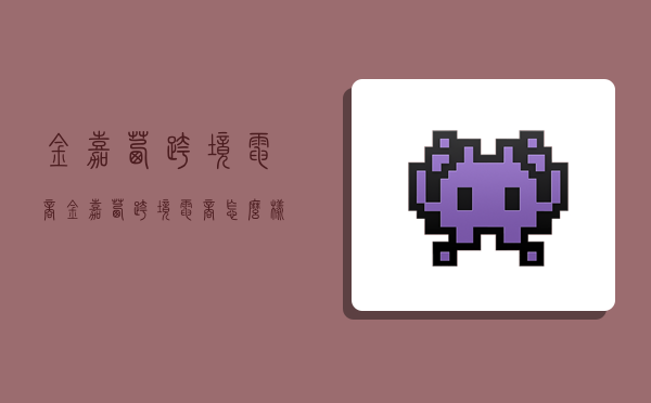 金嘉茜跨境电商,金嘉茜跨境电商怎么样-图1 金嘉茜跨境电商,金嘉茜跨境电商怎么样-图1