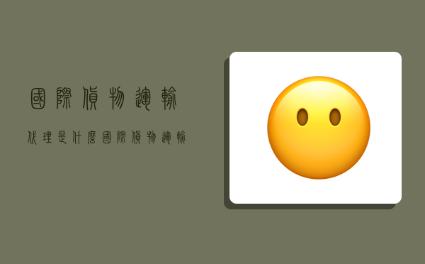 国际货物运输代理是什么,国际货物运输代理是什么意思-图1