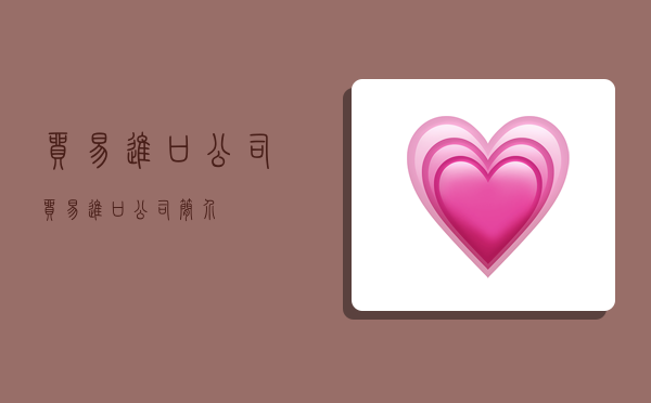 贸易进口公司,贸易进口公司简介-图1