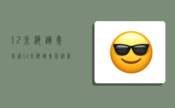 12米海运集装箱,12米海运集装箱重量-图1 12米海运集装箱,12米海运集装箱重量-图1