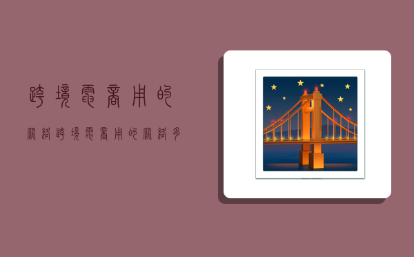 跨境电商用的网络,跨境电商用的网络多少钱-图1 跨境电商用的网络,跨境电商用的网络多少钱-图1