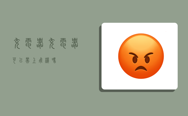 充电器,充电器可以带上飞机吗-图1