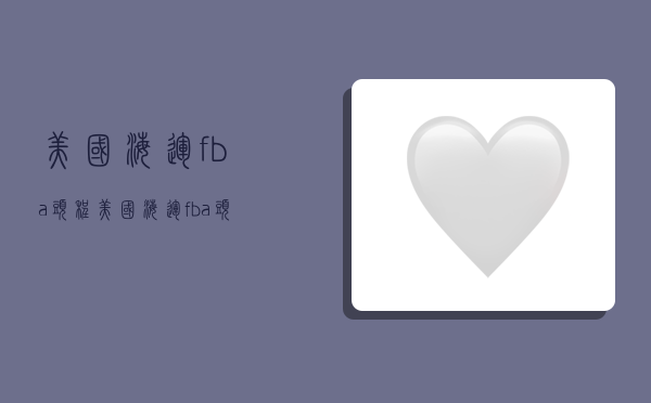 美国海运fba头程,美国海运fba头程运输-图1