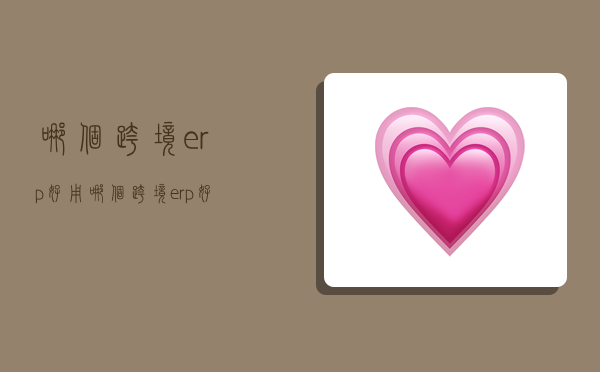 哪个跨境erp好用,哪个跨境erp好用-图1