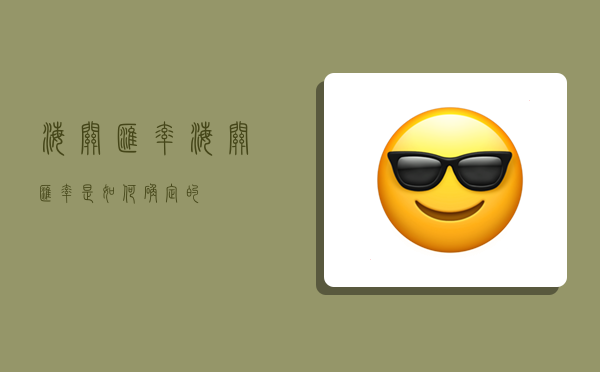 海关汇率,海关汇率是如何确定的-图1 海关汇率,海关汇率是如何确定的-图1