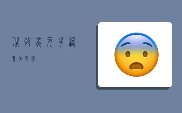 代收美元手续费多少钱？-图1