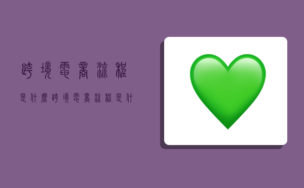 跨境电商流程是什么,跨境电商流程是什么意思-图1