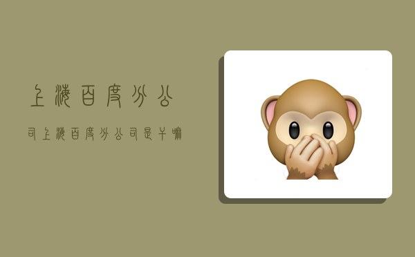 上海百度分公司,上海百度分公司是干嘛的-图1 上海百度分公司,上海百度分公司是干嘛的-图1