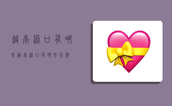 越南港口有哪些,越南港口有哪些 百科-图1