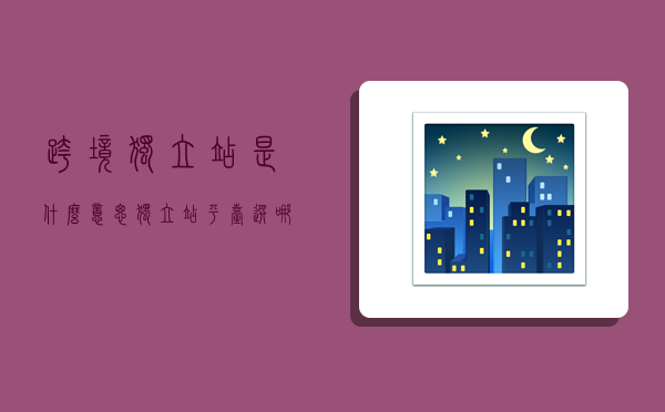 跨境独立站是什么意思,独立站平台选哪个好-图1